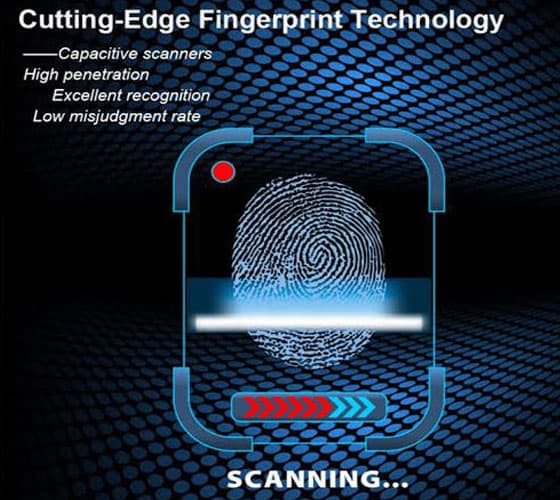 Safe Drawer Lock Box (Keypad + Finger Scanner Unlock)