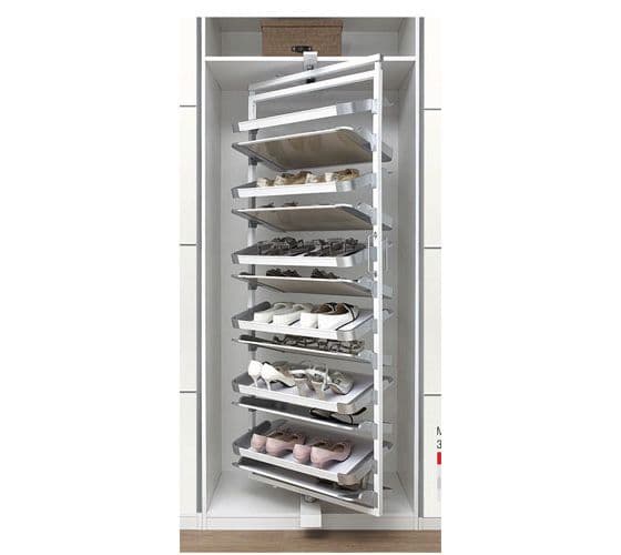 360 Degree Rotating Shoe Rack Soft Close