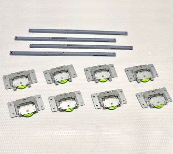 306 Double Track Sliding Wheel (8 Pcs. Set + Soft Close Damplers)