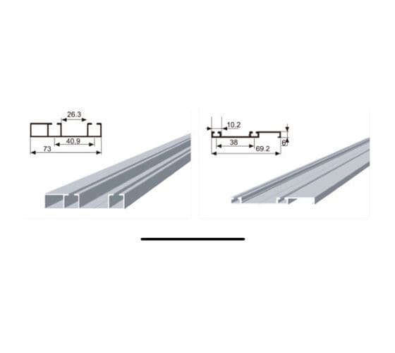 306 Wheels Aluminium Track