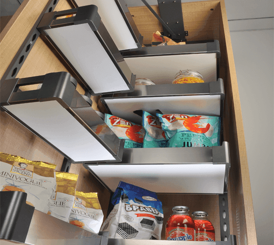 Pantry Unit SC SS Satin Decco Mica