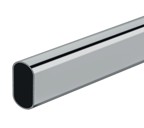 Oval Pipe Steel (Wardrobe Pipe)