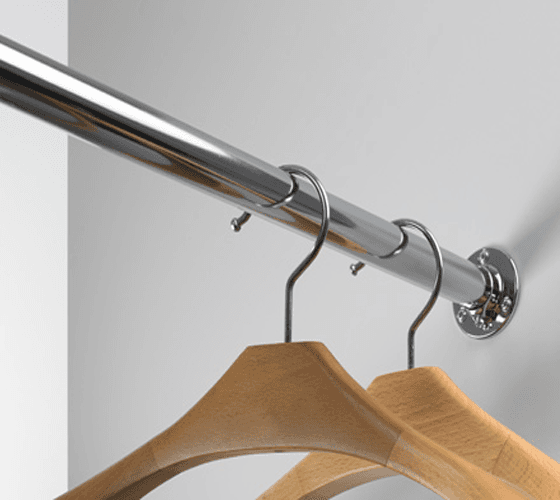Round Pipe Steel (Wardrobe Pipe)